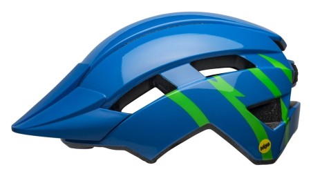 Kask juniorski BELL SIDETRACK II INTEGRATED MIPS blue green roz. Uniwersalny (50–57 cm)
