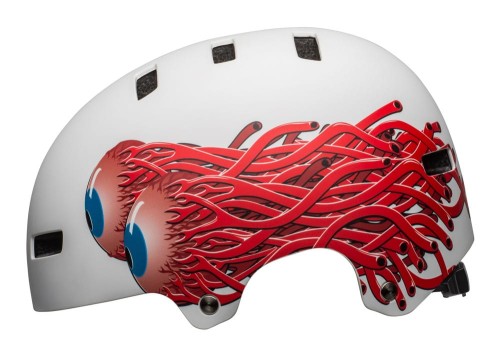 Przejdź do produktu Kask juniorski BELL SPAN matte white eyes roz. XS (49–53 cm)