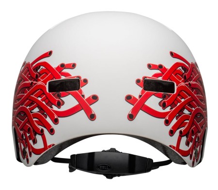 Kask juniorski BELL SPAN matte white eyes roz. XS (49–53 cm)