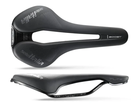 Siodło SELLE ITALIA FLITE BOOST TM SUPERFLOW S (id match S3), Manganese Rail, Soft-Tek, 230g