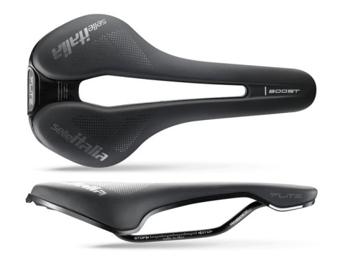 Przejdź do produktu Siodło SELLE ITALIA FLITE BOOST TM SUPERFLOW S (id match S3), Manganese Rail, Soft-Tek, 230g
