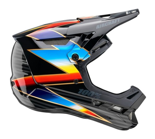 Przejdź do produktu Kask full face 100% AIRCRAFT COMPOSITE Helmet Knoc Black roz. XL (61-62 cm)