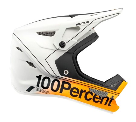 Kask full face 100% STATUS DH/BMX Helmet Carby Silver roz. XL (61-62 cm)