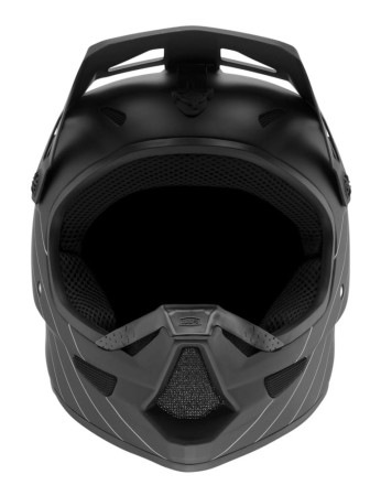Kask full face juniorski 100% STATUS DH/BMX Helmet Essential Black roz. S (47-48 cm)