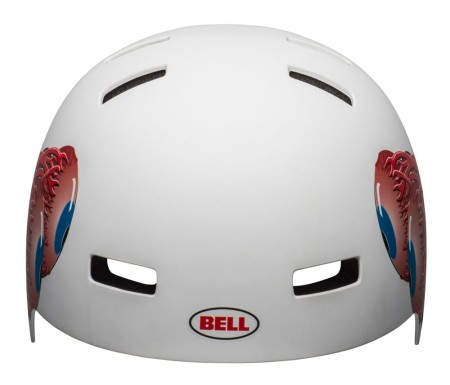 Kask bmx BELL LOCAL matte white eyes roz. L (59–61.5 cm)
