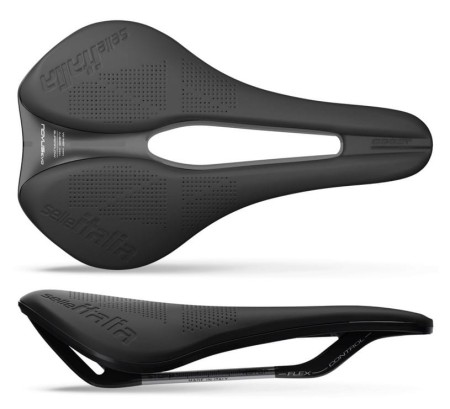Siodło SELLE ITALIA NOVUS BOOST EVO, Superflow L (id match L3), FeC Alloy Rail, Soft-Tek, 246g