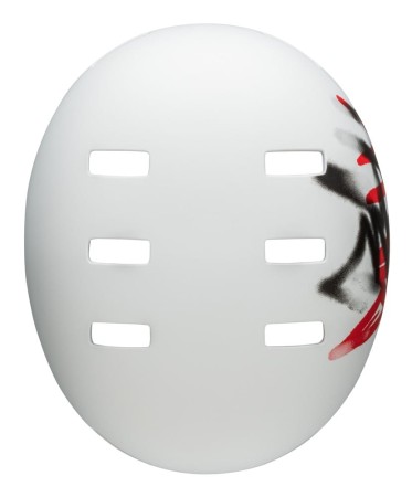 Kask bmx BELL LOCAL matte white scribble roz. M (55–59 cm)