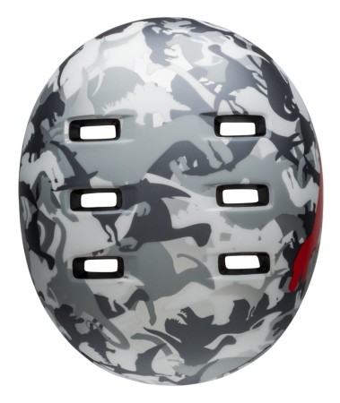 Kask dziecięcy BELL LIL RIPPER matte gray silver camosaurus roz. S (48–55 cm)