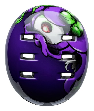 Kask dziecięcy BELL LIL RIPPER purple tentacle roz. XS (45–52 cm)