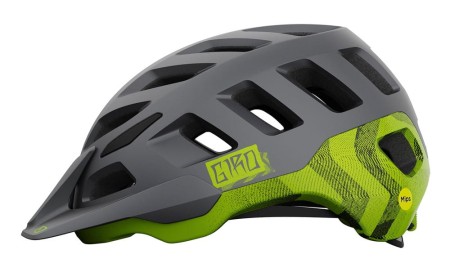 Kask mtb GIRO RADIX matte metallic black ano lime roz. L (59-63 cm)