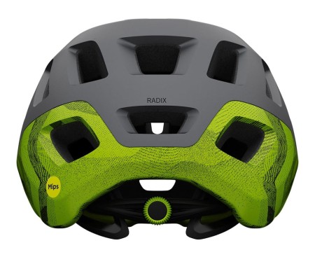 Kask mtb GIRO RADIX matte metallic black ano lime roz. L (59-63 cm)