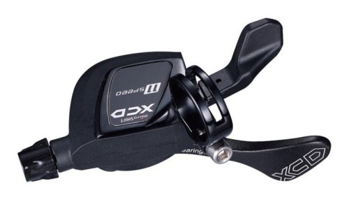 Przejdź do produktu Manetka MICROSHIFT XCD, Prawa, 11.rzędowa, Kompatybilna z Shimano, Xpress+ Trigger, Bez Wskaźnika Przełożeń