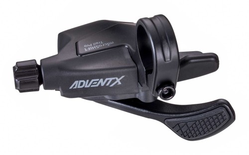 Przejdź do produktu Manetka MICROSHIFT ADVENT X, Prawa, 10.rzędowa, Nie Kompatybilna z Shimano, Trigger Pro, Bez Wskaźnika Przełożeń
