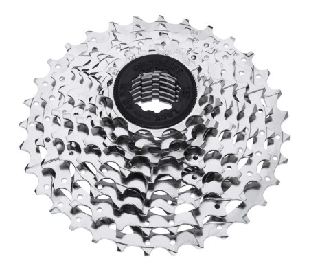 Kaseta MICROSHIFT MEZZO/R8, 8.rzędowa, Stalowa, Kompatybilna z Shimano, 11-13-15-18-21-24-28-34, Nikiel