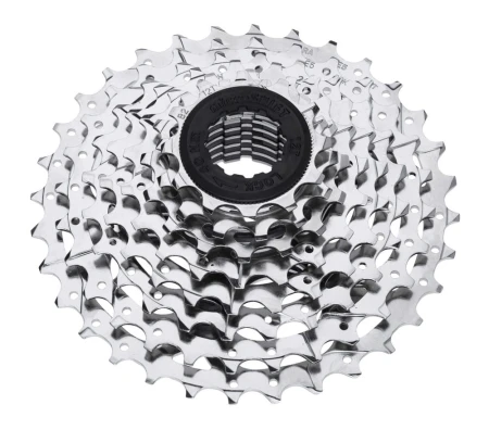 Kaseta MICROSHIFT MEZZO/R8, 8.rzędowa, Stalowa, Kompatybilna z Shimano, 12-13-15-18-21-24-28-32, Nikiel