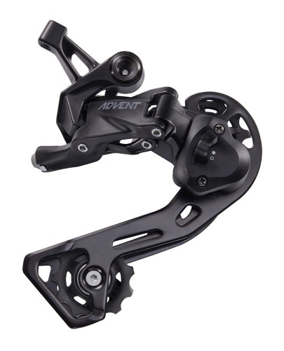 Przejdź do produktu Przerzutka Tylna MICROSHIFT ADVENT, 9.rzędowa, Niekompatybilna z Shimano, Średni Wózek, Max. Tryb 42-46T, Pojemność 41T, Sprzęgło