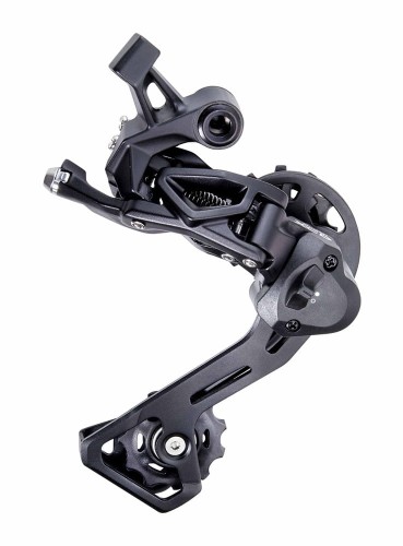 Przejdź do produktu Przerzutka Tylna MICROSHIFT XLE, 11.rzędowa, Kompatybilna z Shimano, Średni Wózek, Max. Tryb 40-46T, Pojemność 41T