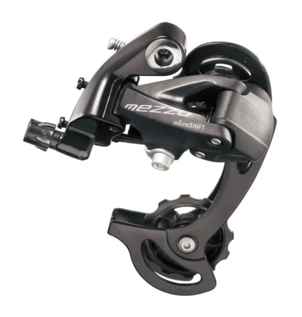 Przerzutka Tylna MICROSHIFT MEZZO, 8-9.rzędowa(2/3x8/9), Kompatybilna z Shimano, Długi Wózek, Max. Tryb 28-36T, Pojemność 45T