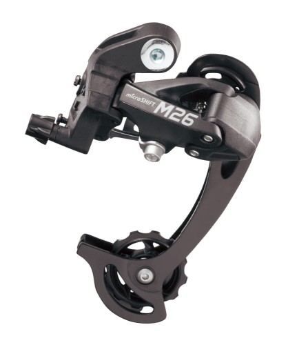 Przejdź do produktu Przerzutka Tylna MICROSHIFT, 7-8.rzędowa(2/3x7/8), Kompatybilna z Shimano, Długi Wózek, Max. Tryb 28-36T, Min. Tryb 11-12T, Pojemność 45T