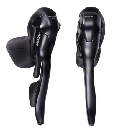 Klamkomanetki MICROSHIFT ADVENT, Para, 9.rzędowe, Nie kompatybilne z Shimano, Dual Control, Lewa Klamka Tylko z Dźwignią Hamulca, Czarne