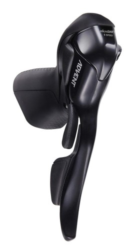 Przejdź do produktu Klamkomanetka MICROSHIFT ADVENT, Prawa, 9.rzędowa, Nie kompatybilna z Shimano, Dual Control, Czarna