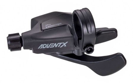 Manetka MICROSHIFT ADVENT X, Prawa, 10.rzędowa, Nie Kompatybilna z Shimano, Trigger, Bez Wskaźnika Przełożeń