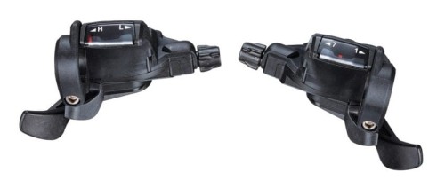 Przejdź do produktu Manetki MICROSHIFT, Para, 7.rzędowe(3x7), Kompatybilne z Shimano, Thumb Tap, Optyczny Wskaźnik Przełożeń