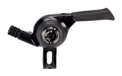 Przejdź do produktu Manetka MICROSHIFT, Prawa, 8.rzędowa, Kompatybilne z Shimano, Thumb Shifter, Indeksowanie