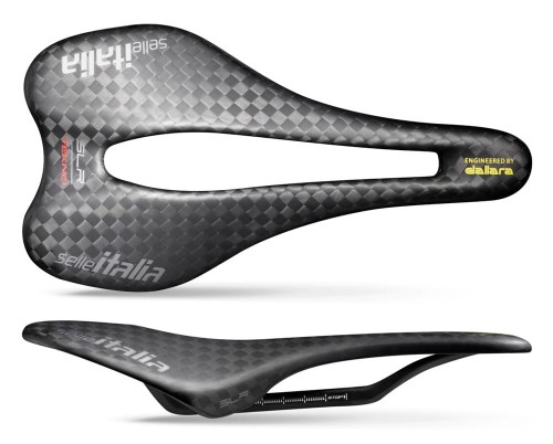 Przejdź do produktu Siodło SELLE ITALIA SLR BOOST TEKNO SUPERFLOW S (id match S3), Carbon Rail+10mm, Carbon, 95g