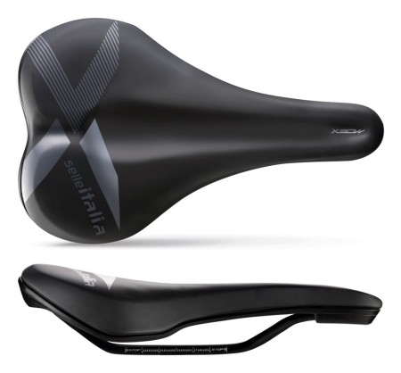 Siodło SELLE ITALIA X-BOW S (id match S1), FeC Alloy Rail, Soft-Tek, 346g