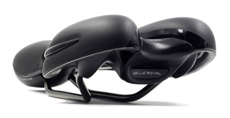 Siodło SELLEROYAL RESPIRO SOFT ATHLETIC 45st. żelowe + elastomery unisex 398g