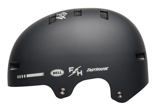Przejdź do produktu Kask bmx BELL LOCAL matte black white fasthouse roz. M (55–59 cm)
