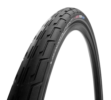 Opona e-bike VREDESTEIN Next, 28x1.75 (47-622), Drut, Wkładka antyprzebiciowa, TPI55, Czarna + Refleks