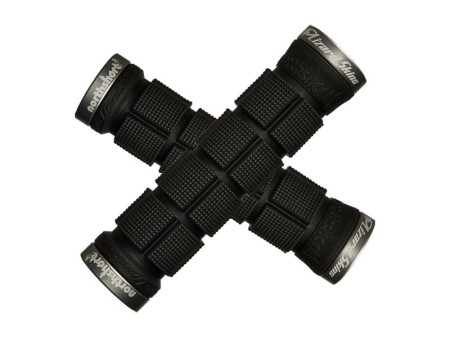 Chwyty kierownicy LIZARDSKINS NORTHSHORE LOCK-ON klamry szare 130mm black - rove.pl