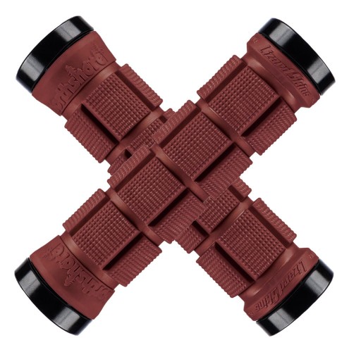 Przejdź do produktu Chwyty kierownicy LIZARDSKINS NORTHSHORE LOCK-ON klamry 130mm deep red