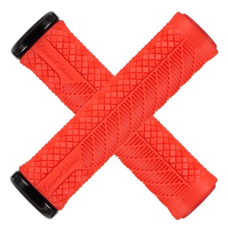 Chwyty kierownicy LIZARDSKINS CHARGER EVO LOCK-ON klamry fire red - rove.pl