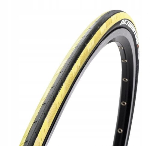 Przejdź do produktu Opona Maxxis Detonator 700x23C 27TPI blk/yel 