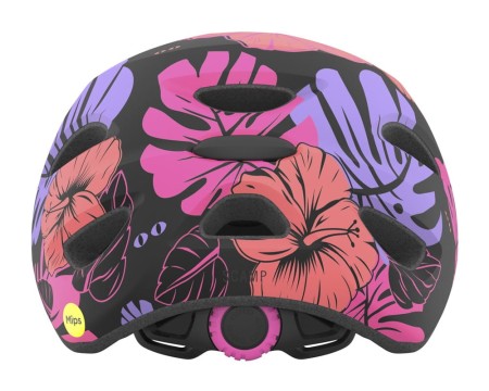 Kask dziecięcy GIRO SCAMP INTEGRATED MIPS matte black floral roz. XS (45-49 cm) - rove.pl