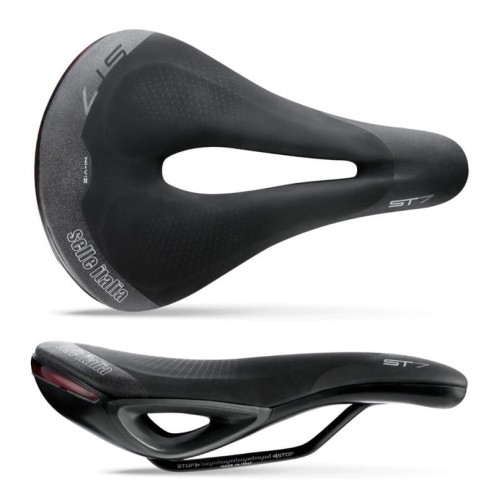 Przejdź do produktu Siodło SELLE ITALIA SPORTOURING ST 7 SUPERFLOW L (id match L3), Fec Alloy Rail, Soft-Tek, Light Gel, 475g