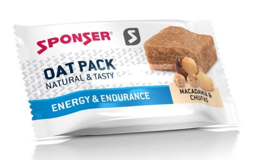 Przejdź do produktu Ciastko energetyczne SPONSER OAT PACK macadamia-migdały chufas pudełko (30szt x 60g) .