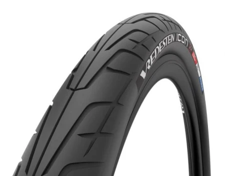 Opona e-bike VREDESTEIN Icon, 28x2.20 (55-622), Drut, TPI55, Wkładka antyprzebiciowa, Czarna + Refleks - rove.pl