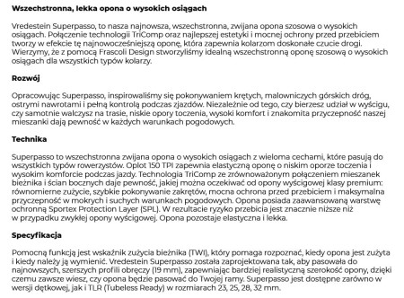 Zestaw 10 opon VREDESTEIN Superpasso, (8+2 GRATIS) - rove.pl