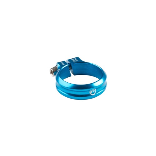 Przejdź do produktu Obejma ze śrubą imbusową EXE Mid 15mm 31.8mm, niebieska anodowana