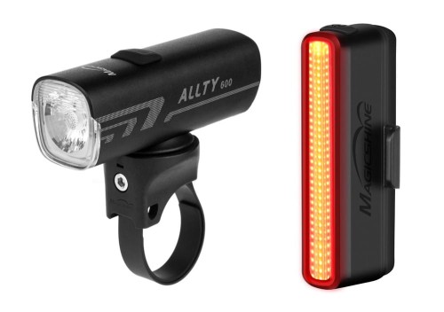 Przejdź do produktu Zestaw MAGICSHINE Lampka przednia ALLTY 600 + Lampka tylna SEEMEE 30