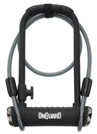 Zapięcie rowerowe ONGUARD PitBull DT X-SERIES 8005 U-LOCK - 14mm 115mm 230mm - 5 x Klucze z kodem + linka 10mm 120cm - rove.pl