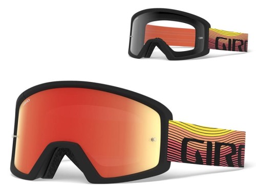Przejdź do produktu Gogle GIRO BLOK MTB orange heatwave (Szyba kolorowa AMBER xx% S3 + Szyba Przeźroczysta 99% S0) mocowanie pod zrywki (DWZ)