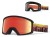 Gogle GIRO BLOK MTB orange heatwave (Szyba kolorowa AMBER xx% S3 + Szyba Przeźroczysta 99% S0) mocowanie pod zrywki (DWZ) - rove.pl