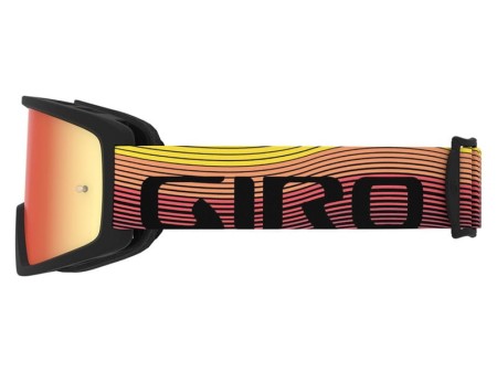 Gogle GIRO BLOK MTB orange heatwave (Szyba kolorowa AMBER xx% S3 + Szyba Przeźroczysta 99% S0) mocowanie pod zrywki (DWZ) - rove.pl
