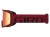 Gogle GIRO TAZZ MTB red black (Szyba kolorowa AMBER xx% S3 + Szyba Przeźroczysta 99% S0) mocowanie pod zrywki (DWZ) - rove.pl