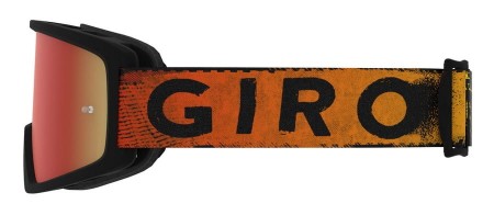 Gogle GIRO BLOK MTB black red hypnotic (Szyba Czerwona Lustrzana AMBER SCARLET + Szyba Przeźroczysta 99% S0) (DWZ) - rove.pl